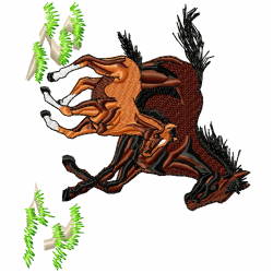 Horses Embroidery Design 11 Horses Embroidery Design 11